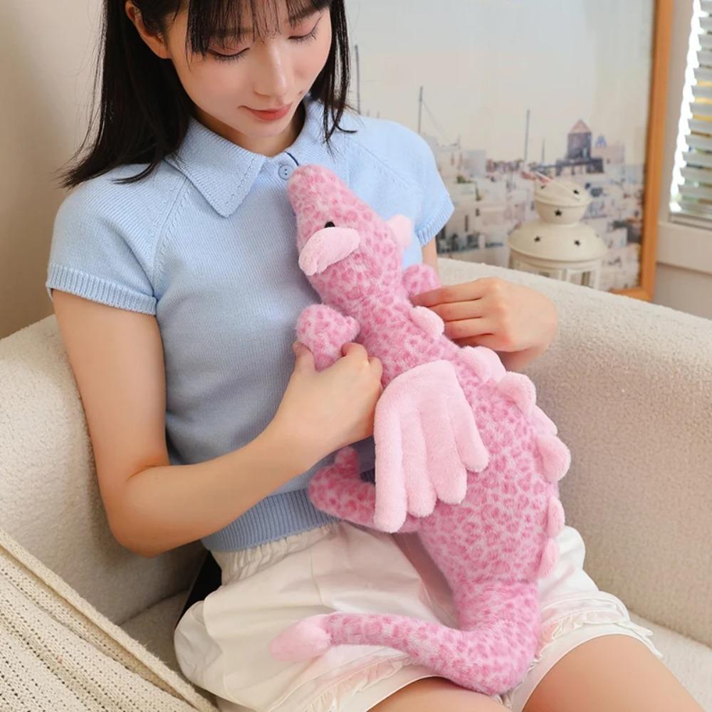 Adorable Fun Marach Dragon /Matcha Dragon And Pink /Green Dragon Plush Toy Cute And Soothing Companion Plush Toy Xmas Gifts
