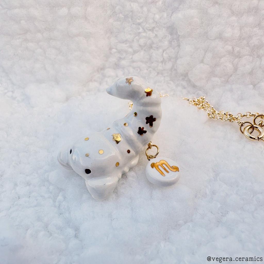 Personalized Zodiac Taurus Animal Pendant, Exquisite Necklace, Collarbone Chain, Electroplated Gold Color Retention