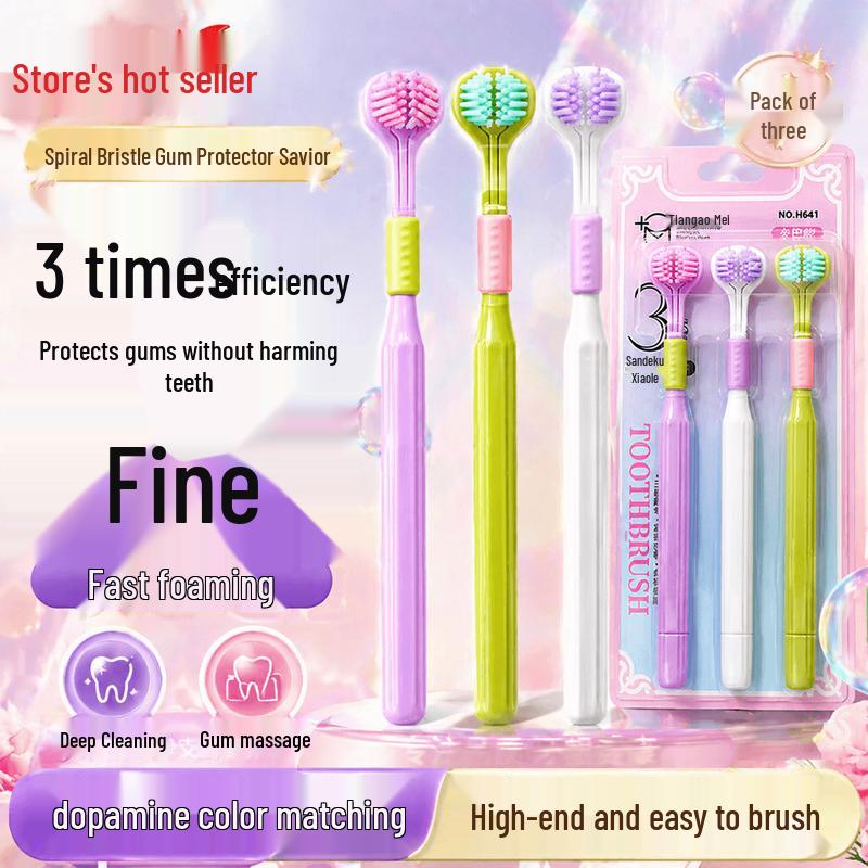 SOAO Three-Sided Adult Toothbrush
