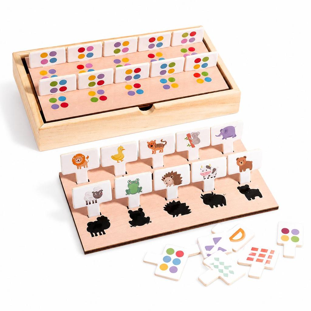 Montessori Number Matching Puzzle: Early Math and Cognitive Learning Toy