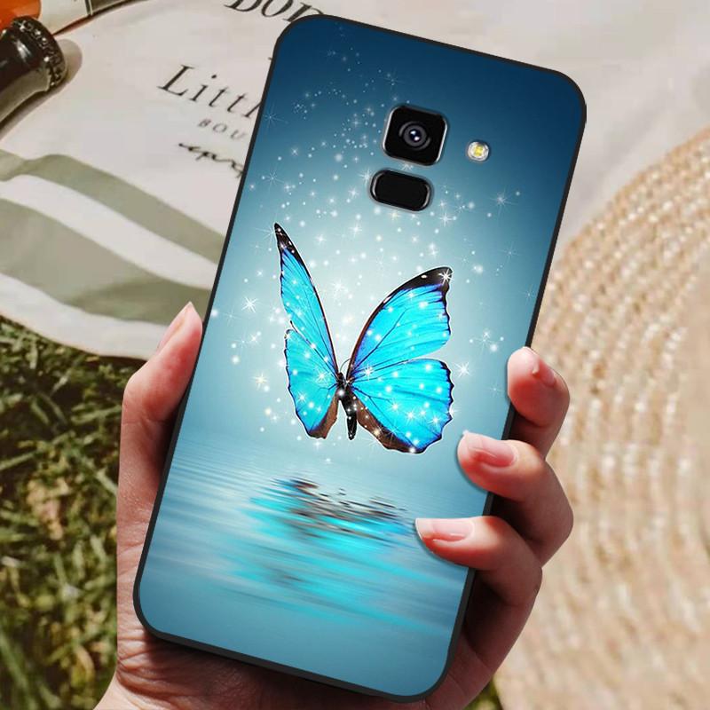 For Samsung Galaxy A8 2018 A530 A530F Case Silicon Soft TPU Phone Cover For Samsung A8 Plus 2018 A730 A730F Case Black Coques