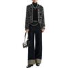 Karl Lagerfeld FW24 Casual Outdoor Commuting Lightweight Blended Yarn Cardigan Long Sleeve Jacket Women Jackets Black K27L2218998