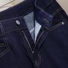 Straight Jeans for Women, New Summer Thin Navy Blue High Waist Thin and Drape Small Nine-point Pants