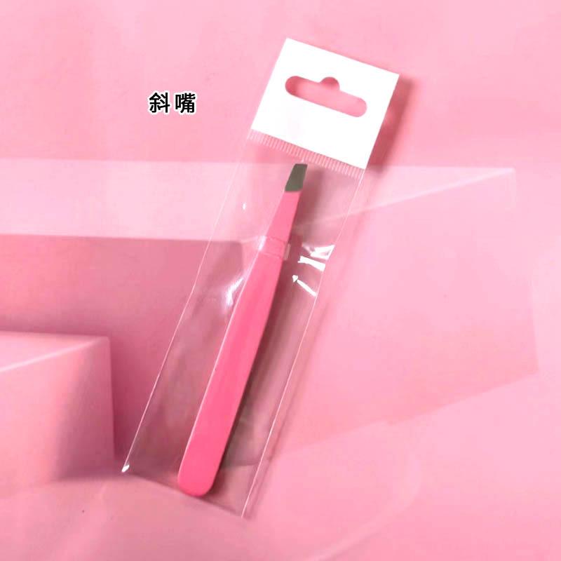 

Пинцет для бровей из нержавеющей стали со скошенным кончиком - Инструмент для макияжа для коррекции бровей