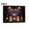 Festive Halloween Decor Advent Calendar, 24 Days Ghost Countdown Calendar with Gift Collectible Figures, Holiday Gifts for Kids Boys Girls Toddlers