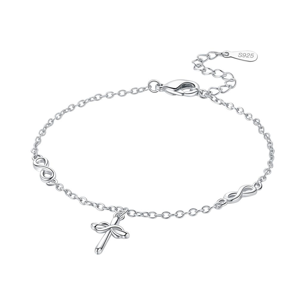 New 925 Silver Exquisite Golden Starry Bracelet Chain Link Women Bracelet Birthday Festival Jewelry Gifts