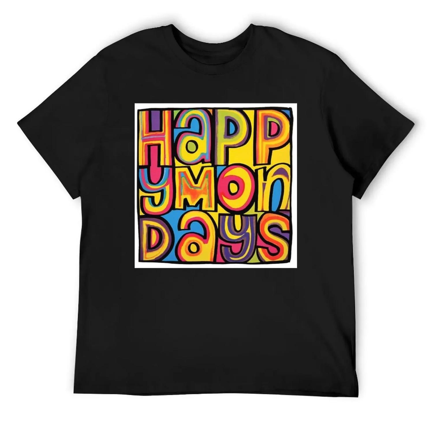 

Happy Mondays T-Shirt graphic t shirt vintage cotton man t-shirts graphics clothes t shirts for men pack XXXXXL