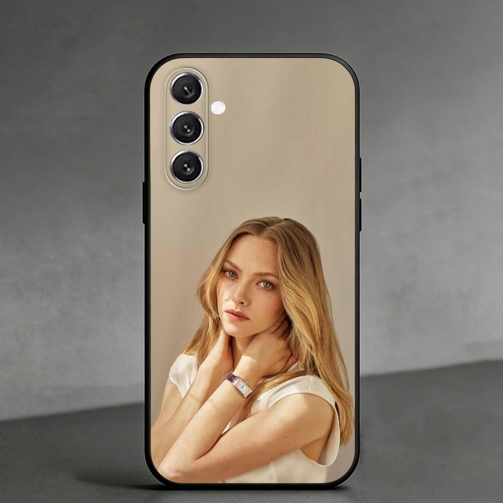 

A-Amanda Seyfried Phone Case For Samsung Galaxy A91,80,73,72 ,71,53,52,32 ,31,22,21s,20,Soft Black Case Samsung a21