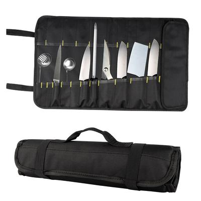 Chef Knife Bag Roll Bag Carry Case Bag Canvas Kitchen Knife Storage Bag Cooking Portable Durable Organizer Storage Pockets
