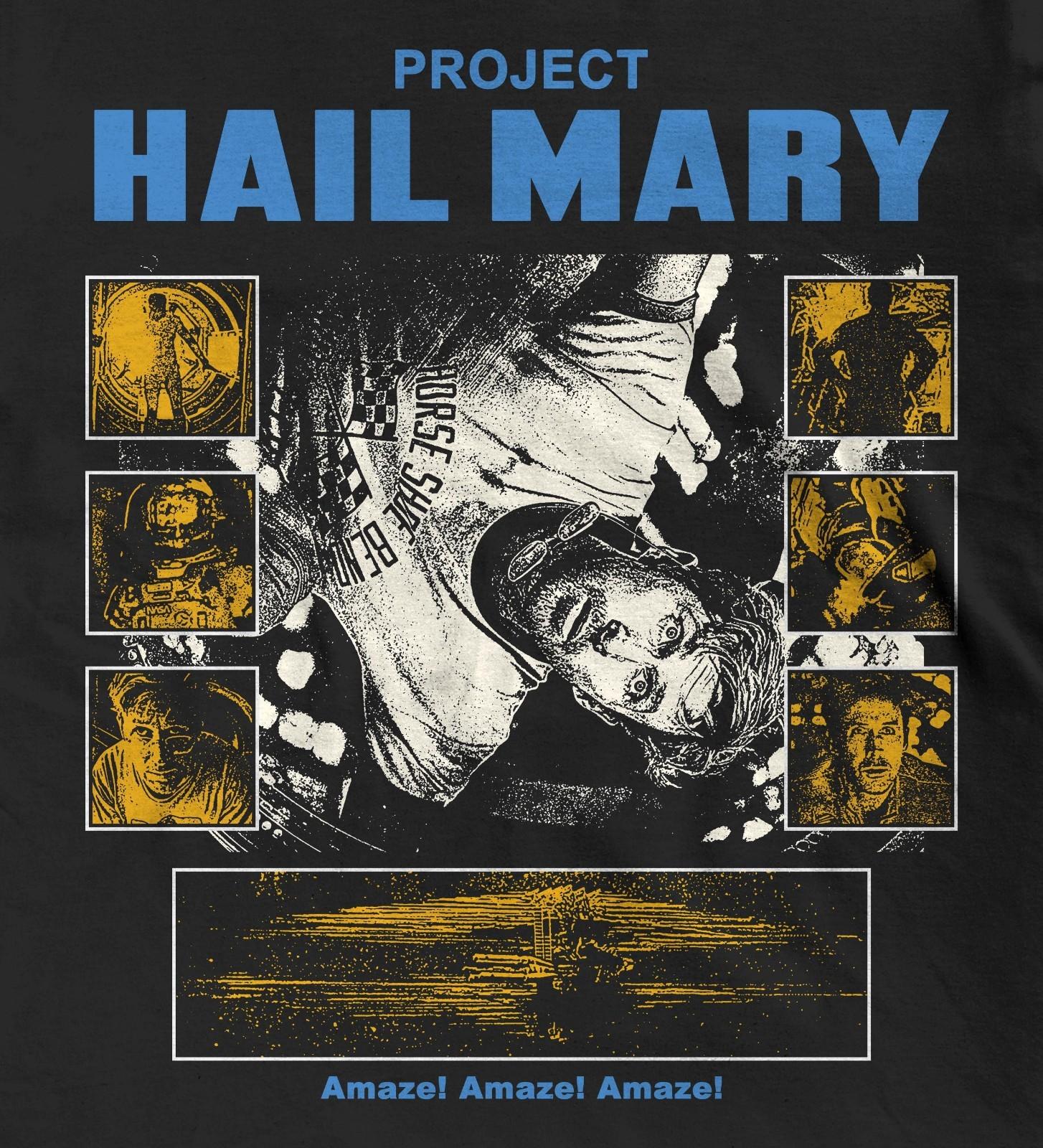 Project Hail Mary T-Shirt, Andy Weir Sci-Fi Novel Tee, Ryan Gosling 2026 Movie S