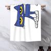 Pete the Cat Adoro le Mie Scarpe Bianche Asciugamano Viso Morbido Asciugatura Rapida Piscina Bagno Asciugamani in Cotone Traspiranti