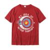 Archery Is My Idea Of Group Therapy T Shirts Comfortable Cute Cotton Tops Tees Print For Men