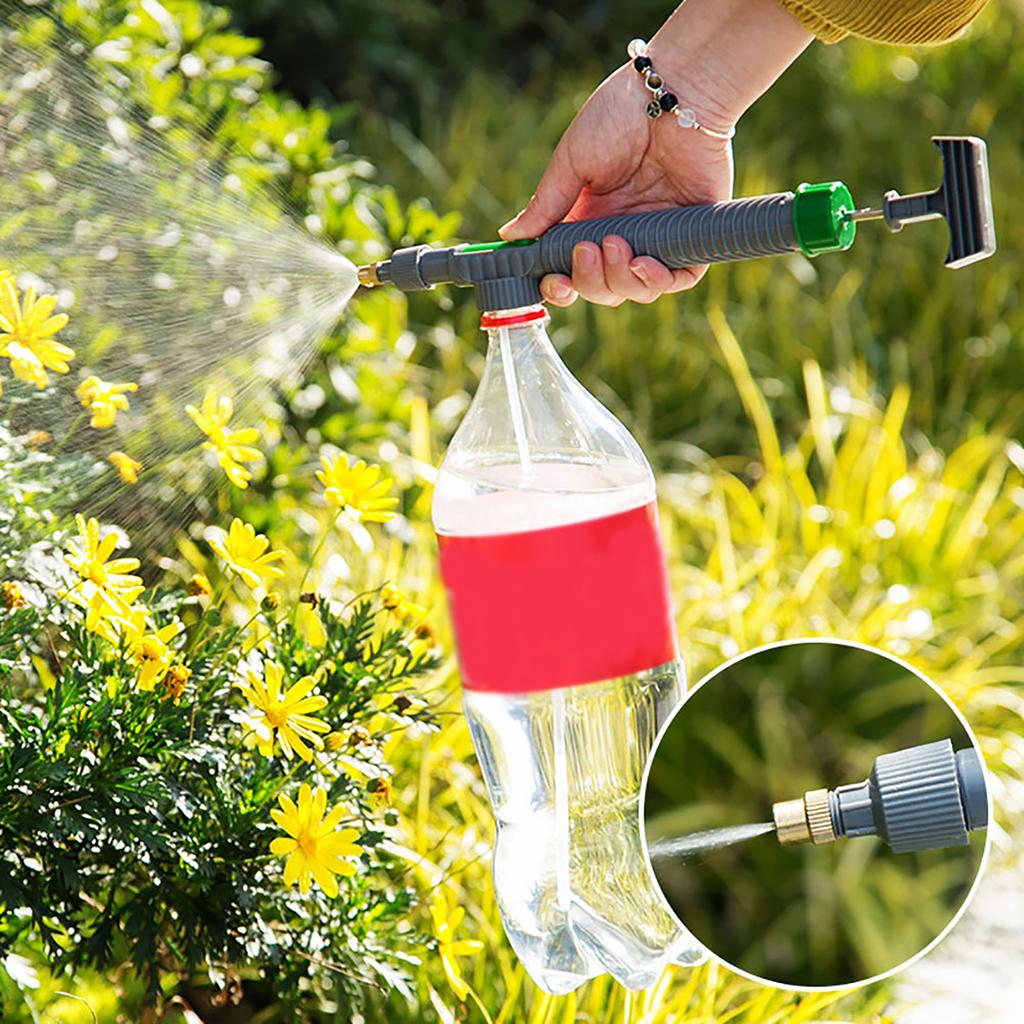 Handheld Garden Sprayer Beverage Bottle Hand Sprayer High Pressure Air Pump Adjustable Nozzle For Watering Disinfection Gardenin
