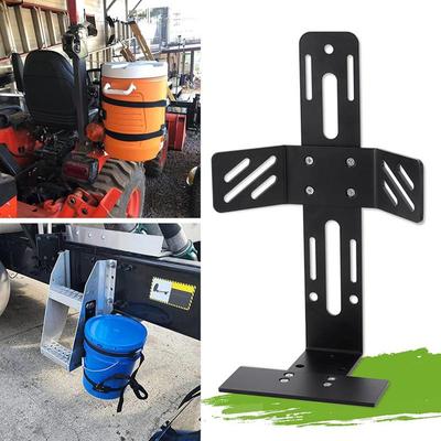 Landskapsvagn Vattenkylarrack 5 Gallon Stål Vattenkylarhinkhållare Vattenkylarhållare Dunkhållare För Släpvagnar