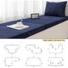 Custom Corduroy Bench Cushion Bay Window Pad Long Mattress Sofa Chair Seat Pillow Decorative Indoor Outdoor Garden Patio Seating