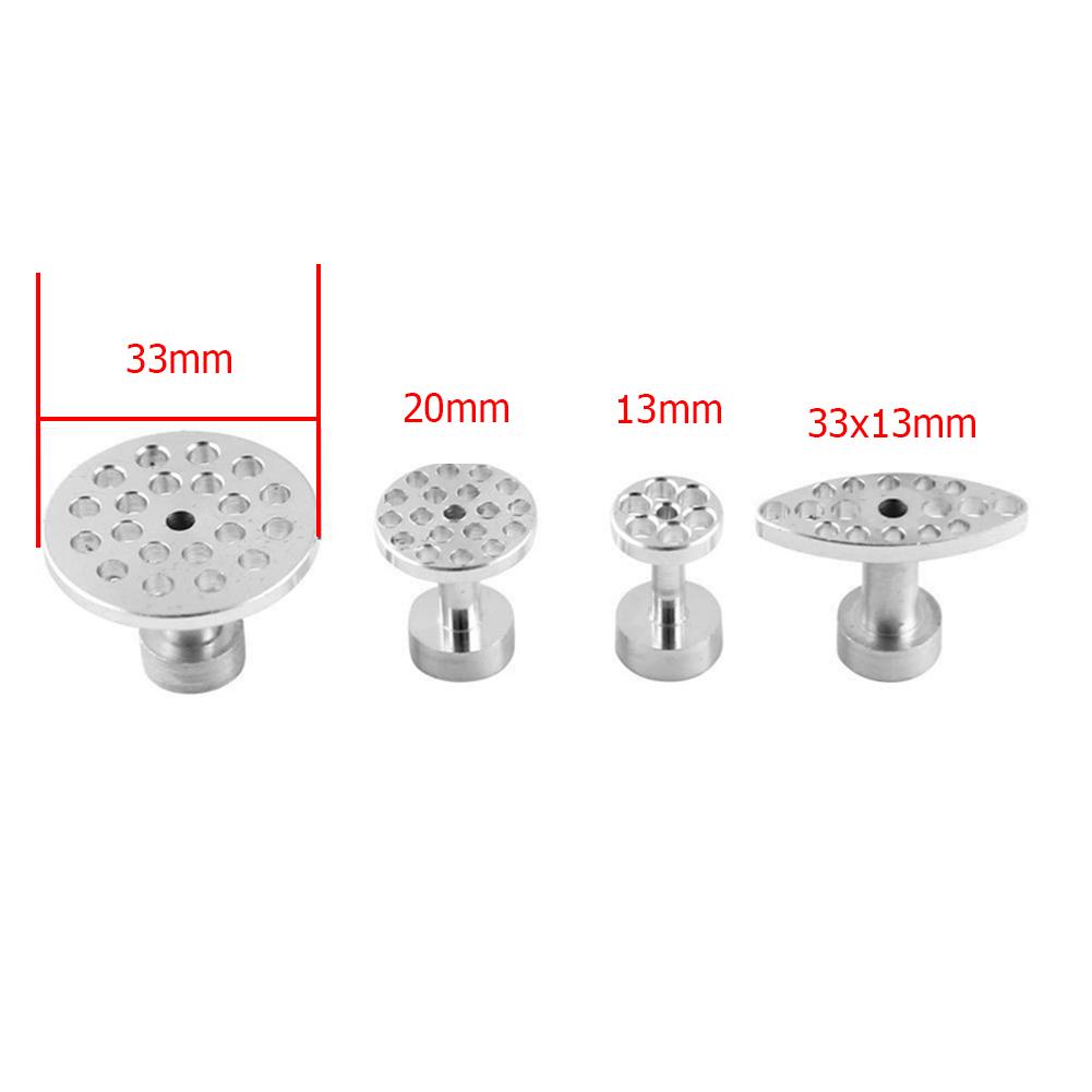 Car Body Paintless Dent Hail Buckle Aluminum Alloy Glue Puller Tabs Remover Automobile Repair Set 4pcs Paint Dent Repair Tools