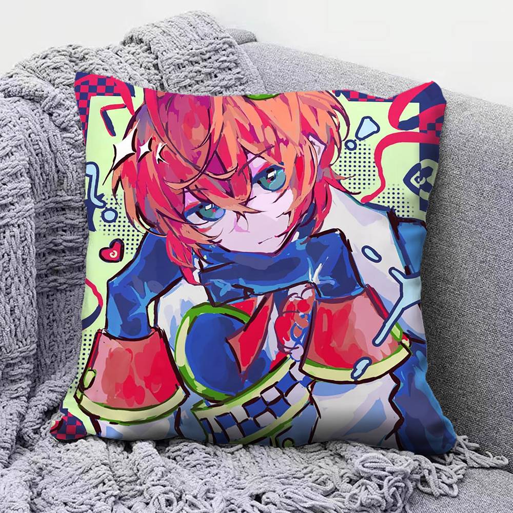 Twisted Wonderland Game Home Sofa Cushion Covers and Aecorative Custom Pillow Covers