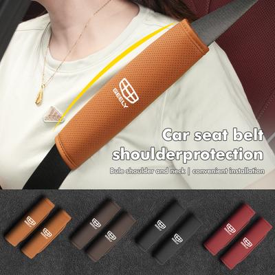 Car Safety Belt Shoulder Cover Strap Padding Protector Pad For Geely Tugella Atlas Pro Coolray Geometry C Emgrand Ec7