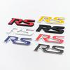3D Metal Car Letters For Honda RS Emblem FIT Jazz Civic HRV Jade RS Logo Sport Badge Front Grille Trunk Stickers Acceessories