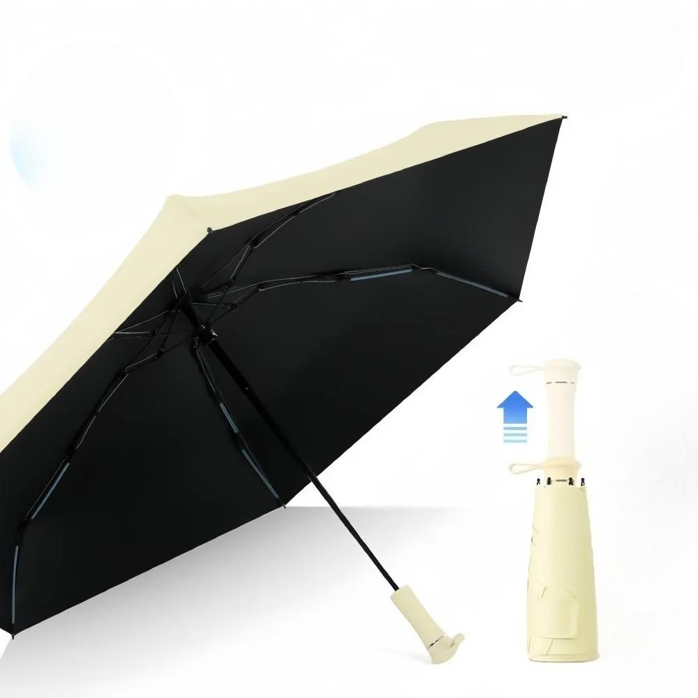 Mini Foldable Umbrella Retractable Five-Fold UV Protection Sunshade Rain Umbrella Sun Protection Against Ultraviolet Rays