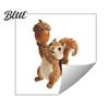 Outdoor Sticker Car Sticker Waterproof PVC Self-adhesive No Trace Auto Decal Realistic Squirrel Replace Pattern Funny for Fuel Tank Caps Windows