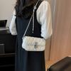 Women's chain crossbody bag  small square bag  complete combination women's bag  Korean fashion  new