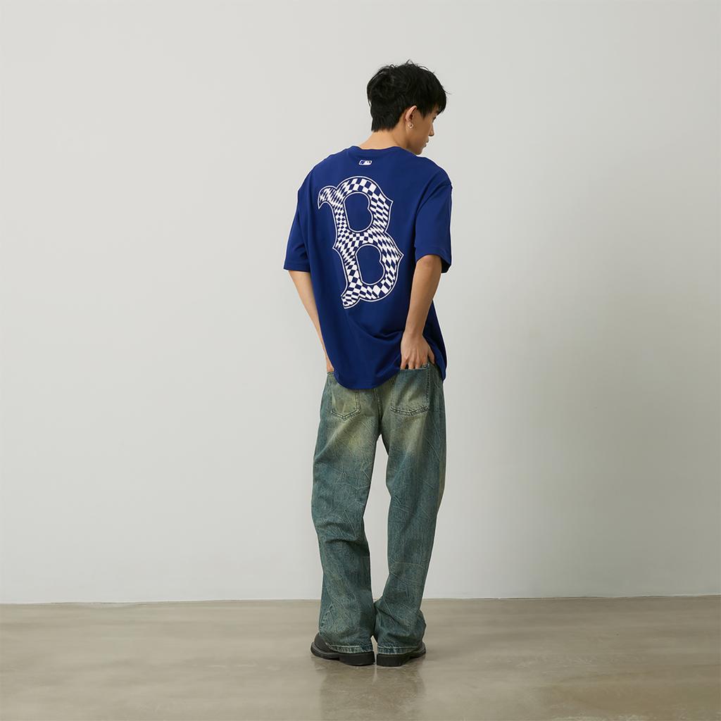 New MLB SS24 T Shirt Unisex Royal Blue 3ATSO0243-43RBS
