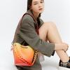 Charles & Keith Gradient Color Chain PU Bucket Bag Shoulder Bag Small Women bags Multicolor CK2-10840478