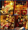 Moin Moin 1/24 Dollhouse Miniature DIY Kit Set: A Japanese-style Inn with a Focus On Japanese Cuisine - Wakii - Midnight Diner, Sushi, Watermelon, Pon