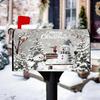 Christmas Mailbox Cover Winter Wonderland Snowman Mailbox Wrap Christmas Decorations for Home 2026 Navidad Gifts New Year 2026