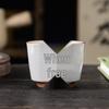 Retro Ash Glaze Calligraphy Master Tea Cup