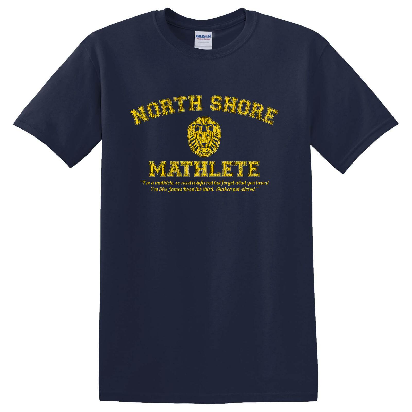 North Shore High School Mathletes Mean Girls Movie Navy Blue T-Shirt Size S-3XL L