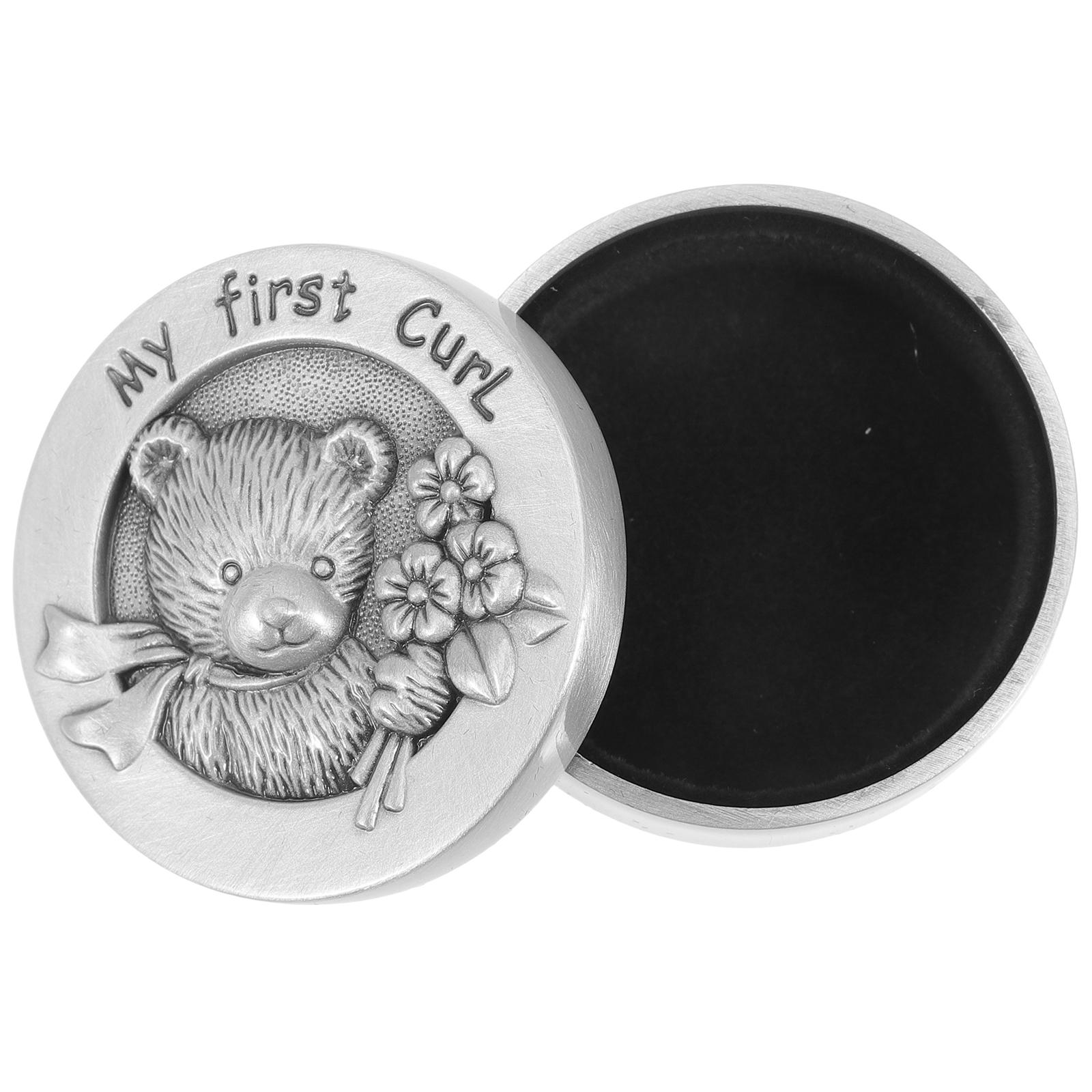 

Коробочка для сбора лануго Детский контейнер для памятных вещей Сувенир Нержавеющая сталь Мужчины и женщины