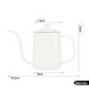 Teflon Long-Spout Pour-Over Kettle for Coffee and Tea Brewing