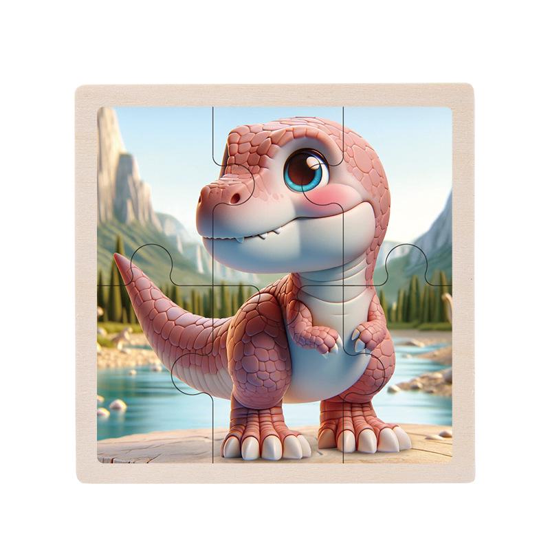 Wooden Educational Jigsaw Puzzle for Toddlers, Ages 1-5