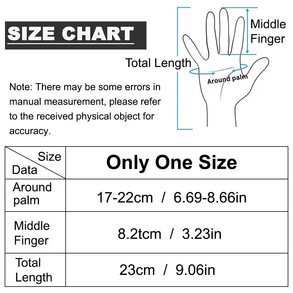 Motorcycle Riding Warm Gloves for Unisex Soft Skin Friendly Thick Warm Winter Outdoor Cycling Running Sports All Finger Gloves