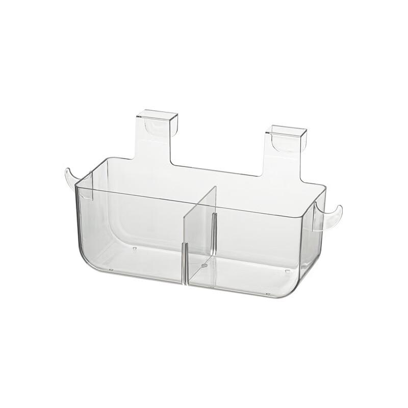 Transparent Wall-Mounted Kitchen Storage Basket Set