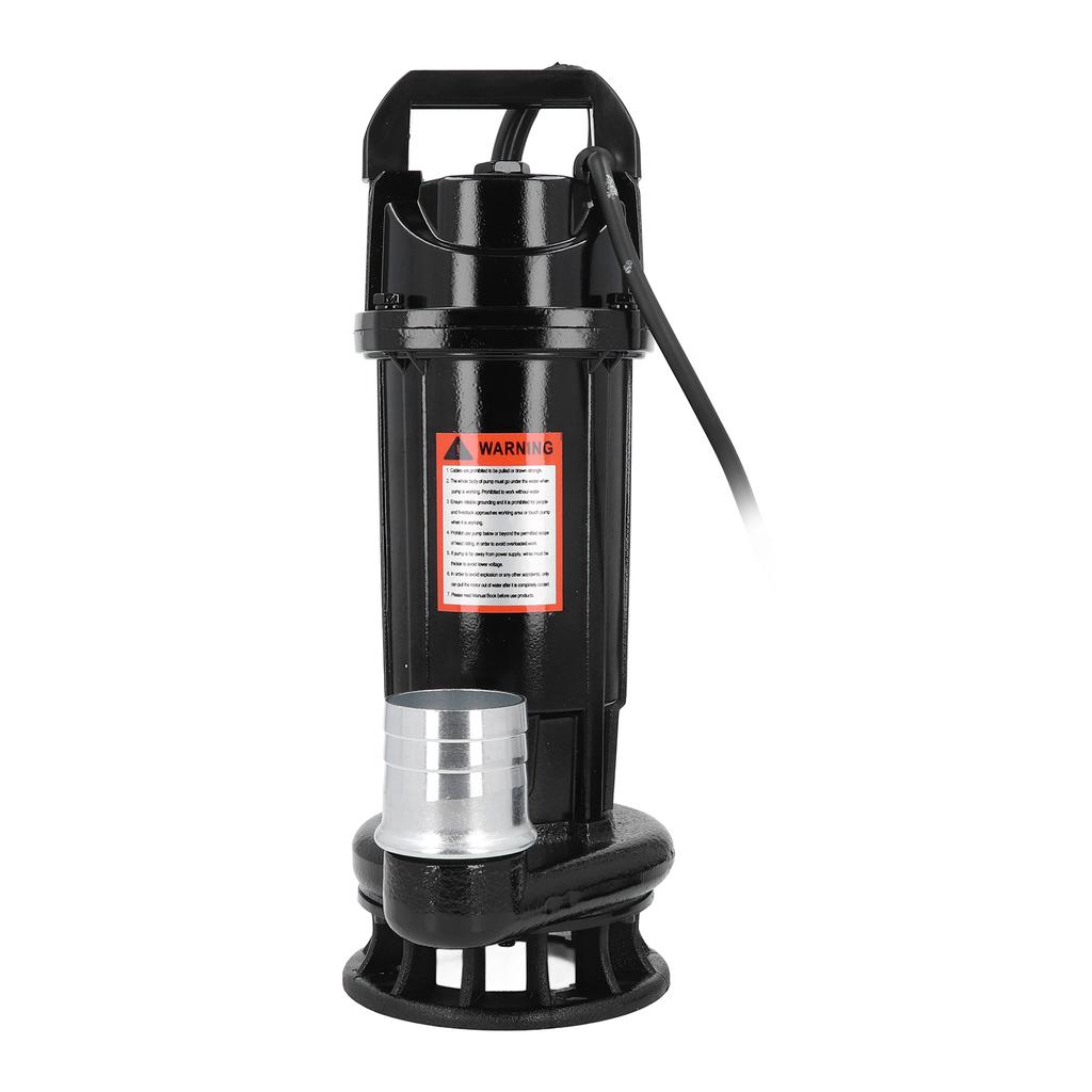 Kit de sistema de corte de águas residuais submersíveis de ferro fundido para bomba de esgoto 12m3h 50mm de diâmetro de saída com 10m