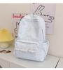 Schoolbag summer refreshing sea salt bubble milk blue schoolbag Japanese girl gentle atmosphere student party class small backpack