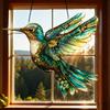 Colorful Bird Acrylic Hanging Decoration Indoor Outdoor Garden Yard Window Wall