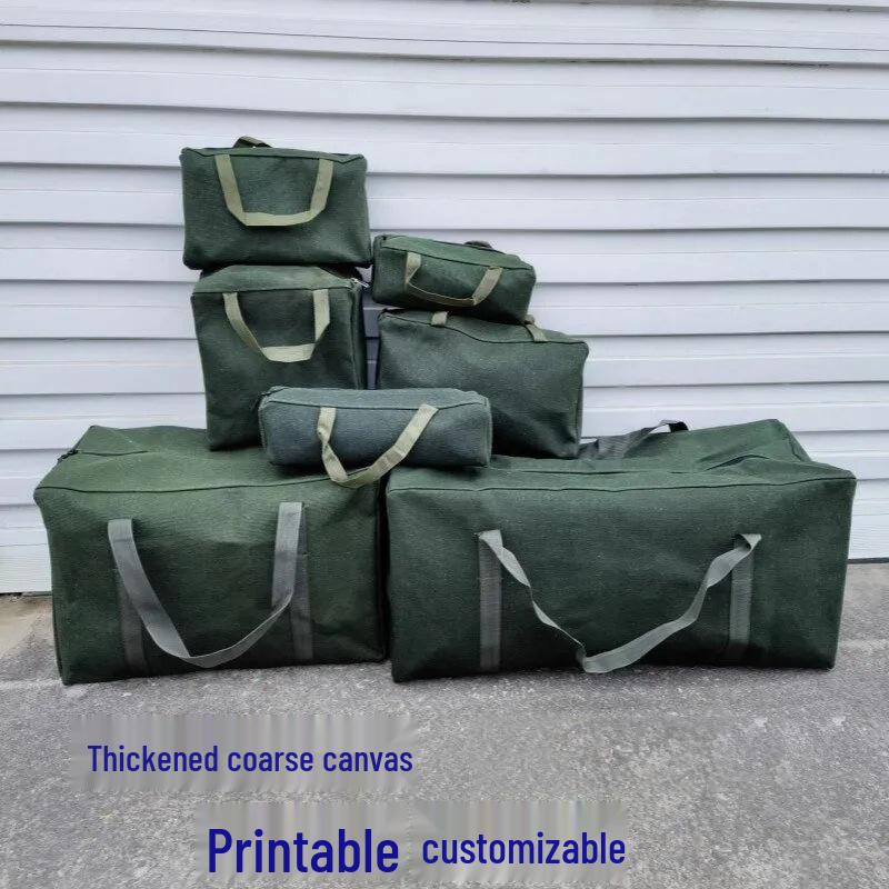 Large Capacity Multifunctional Thickened Canvas Tool Bag