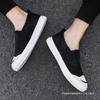 Pantofi de pânză noi de vară pentru bărbați 2024, versiune coreeană de pantofi casual pentru studenți, pantofi de pânză leneși cu un singur pedal, pantofi la modă pentru bărbați