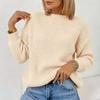 European American Fashion New Hollow-out Hole Knitted Pullover, Simple Comfortable Spring Autumn Fashion Top