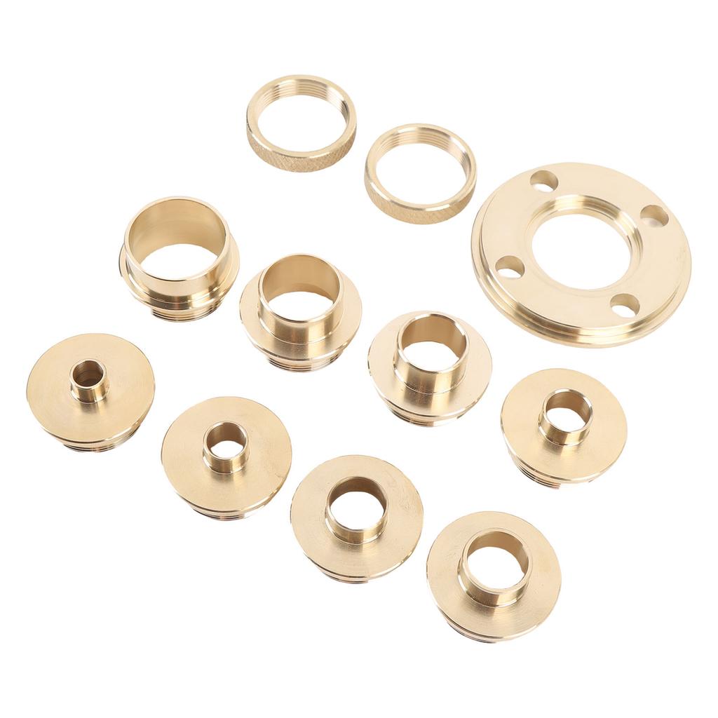 11-teiliges Fräsanschlag-Set Messing Effizient Langlebig Fräserschablone für Holzbearbeitung