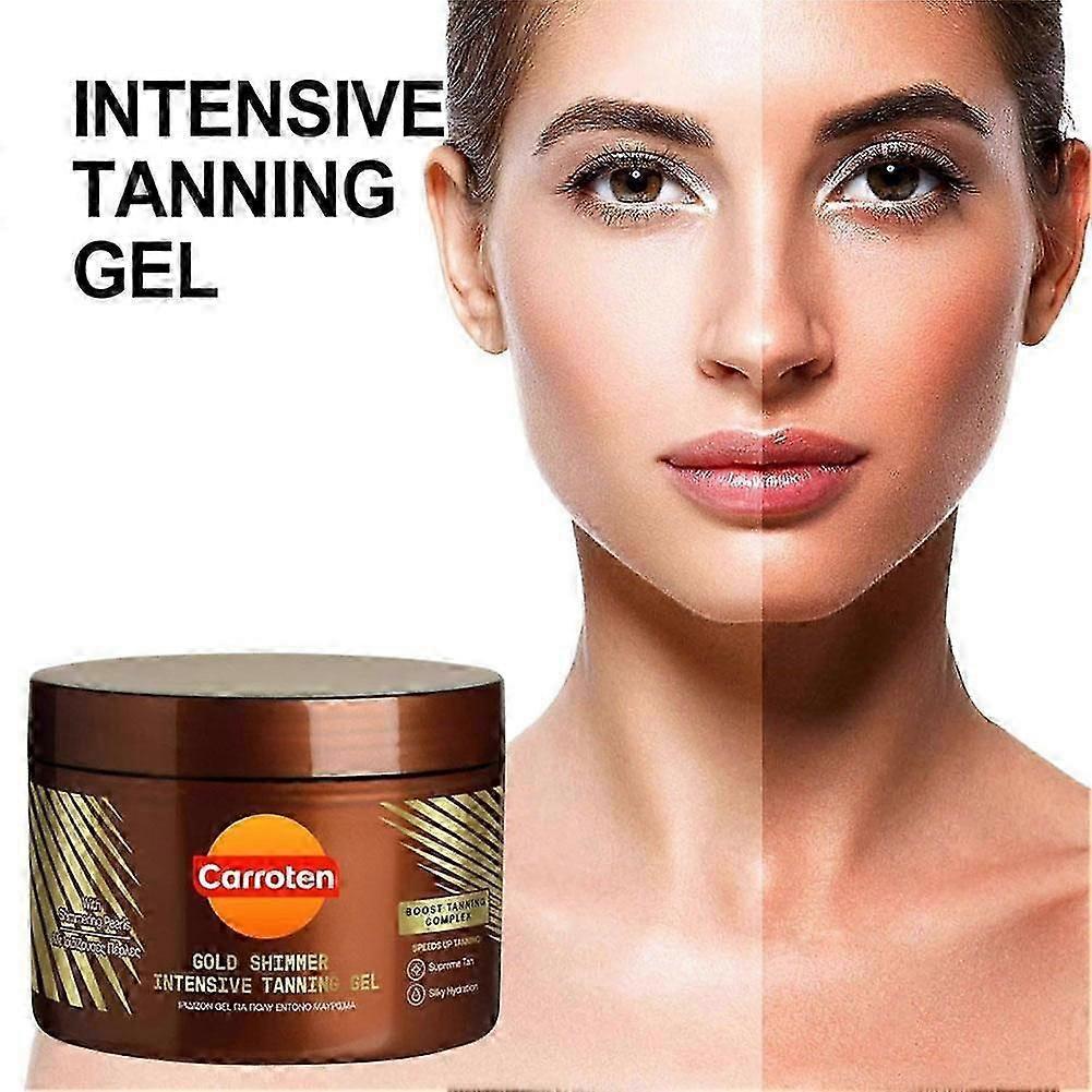 Waterproof Tanning Lotion for All Skin Types, Long-Lasting Bronze Color, Moisturizing & Non-Sticky Less