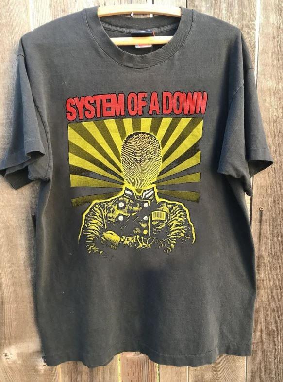 System of A Down Band Shirt Rare Design Charcoal Unisex Shirt S-5XL WA1503