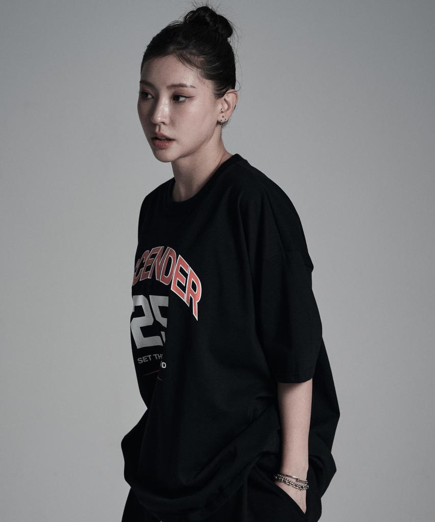 Eosendeo 25 Numbering Oversized Short Sleeve [Black]