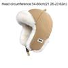 Retro Thickened Ear Protective Hat No Eaves Windproof Winter Pilot Hat Solid Color Korean Style Women Hat Student