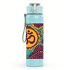 1PC Om Symbol Mandala Pattern 750ml Color Plastic Sports Water Bottle Leakproof Flip Straw Lid For Sports Office Home Use