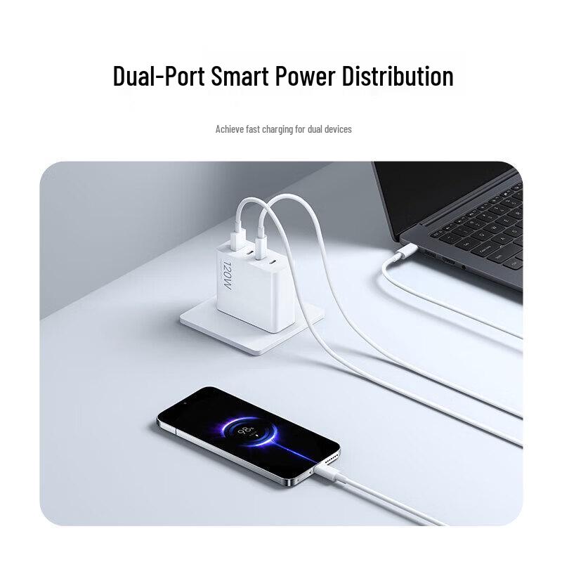 Xiaomi 120W GaN 4 Portlu Şarj Cihazı Seti (1A3C)